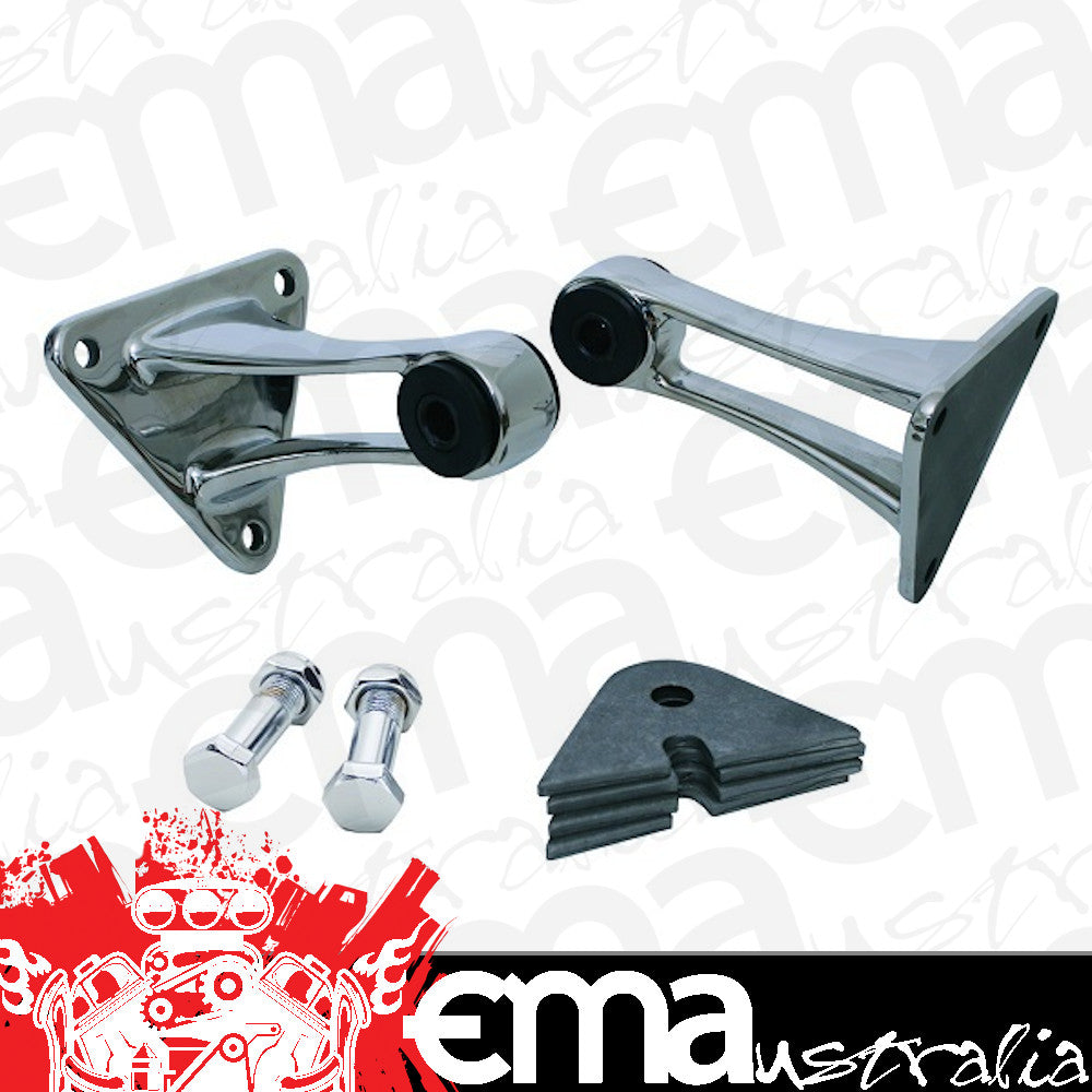 American Hot Rod Parts AHRP62802 SB Chev Polished S/S Engine Mounts