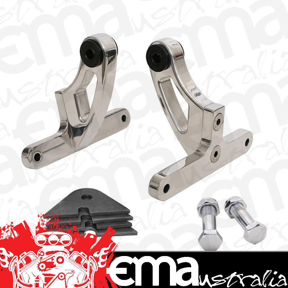American Hot Rod Parts AHRP62803 SB Ford Polished Billet Aluminium Engine Mounts