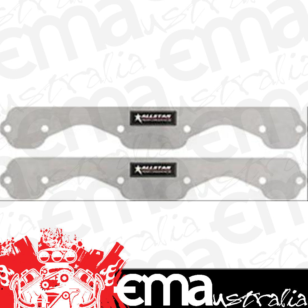 ALLSTAR PERFORMANCE ALL34212 Exhaust Block Off Plates SBC Std 1pc Aluminum