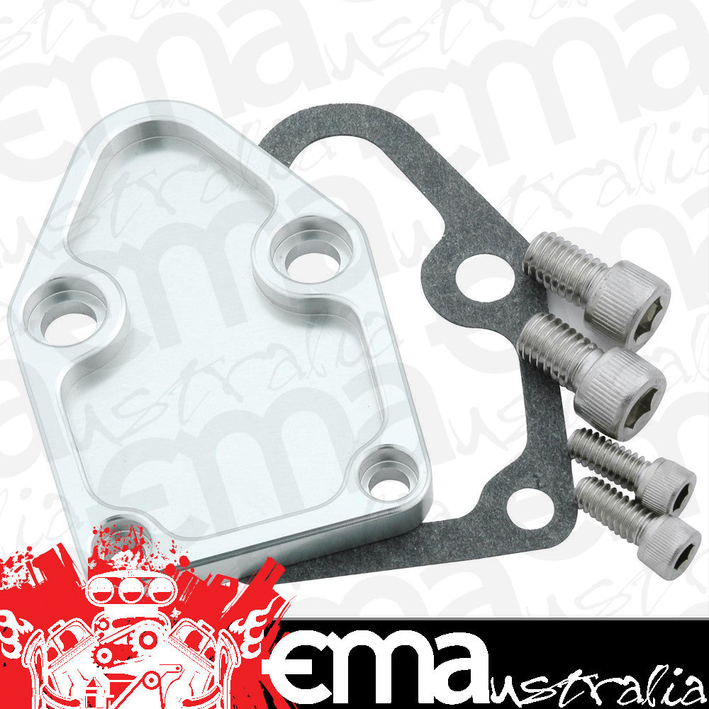 ALLSTAR PERFORMANCE ALL40301 SBC F/P Block Off Plate Clear