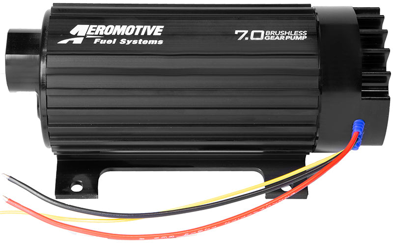 Aeromotive 7.0 GPM Brushless Spur Gear Fuel Pump with True Variable Speed Control, In-Line 11197
