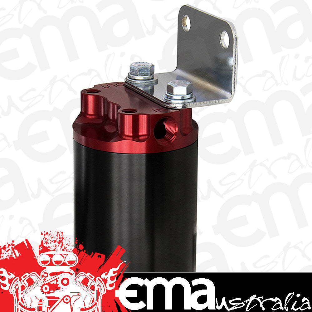 Aeromotive 100 Micron, Red/Black Canister Fuel Filter 12319