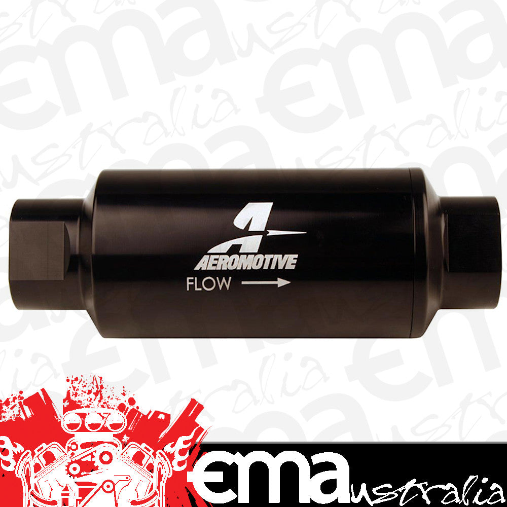 Aeromotive 10-micron Microglass Element In-Line Filter with ORB-10 Ports 12350