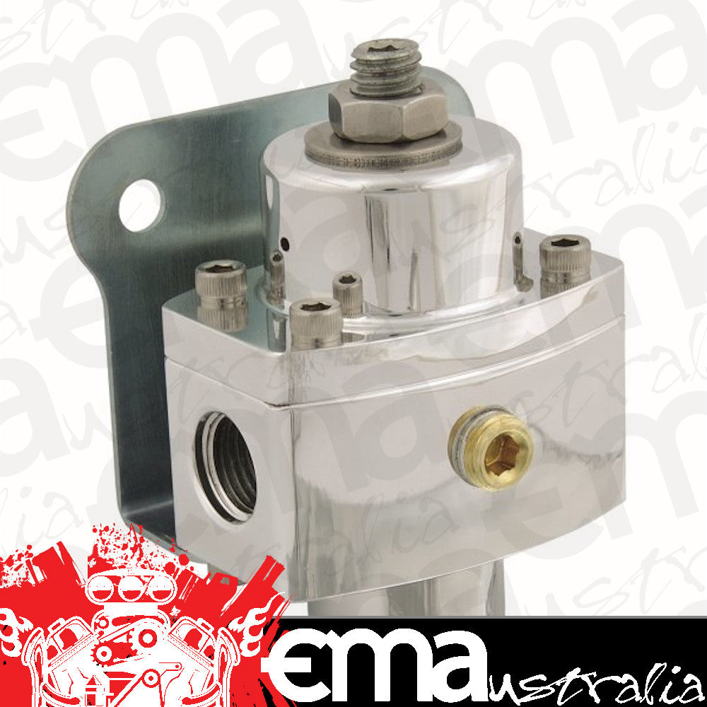Platinum SS Adjustable Fuel Pressure Regulator (5-12 PSI. 3/8" NPT Inlet/Outlet Ports) (ARO13255)