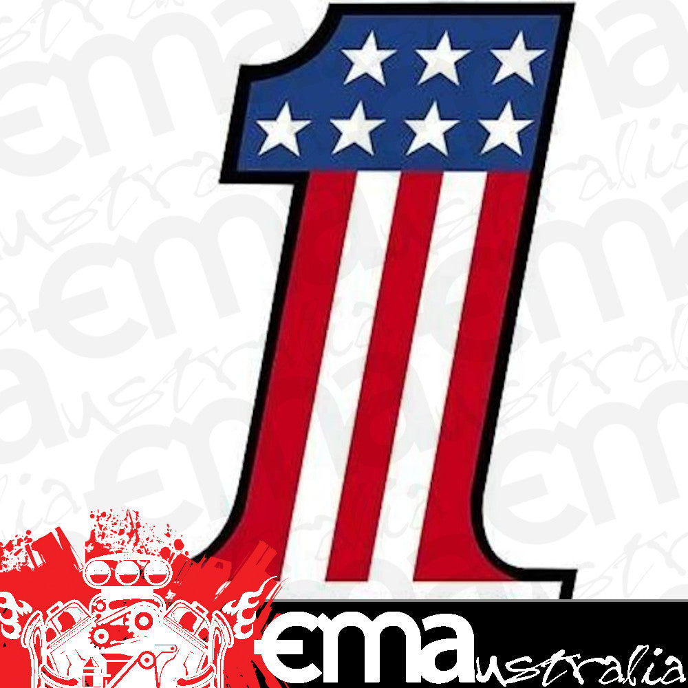 Aeromotive ARO201091 Harley-Davidson Number One Metal Sign Measures 12" x 18"