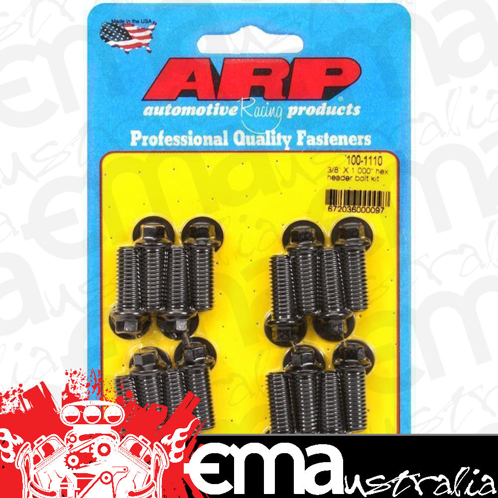 Universal 100-1110 3/8 X 1.000" Hex Header Bolt Kit ARP Fasteners ARP100-1110