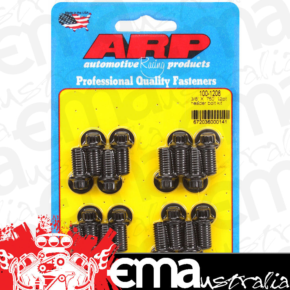 ARP Fasteners ARP100-1208 100-1208 3/8 X.750" 12PT Header Bolt Kit