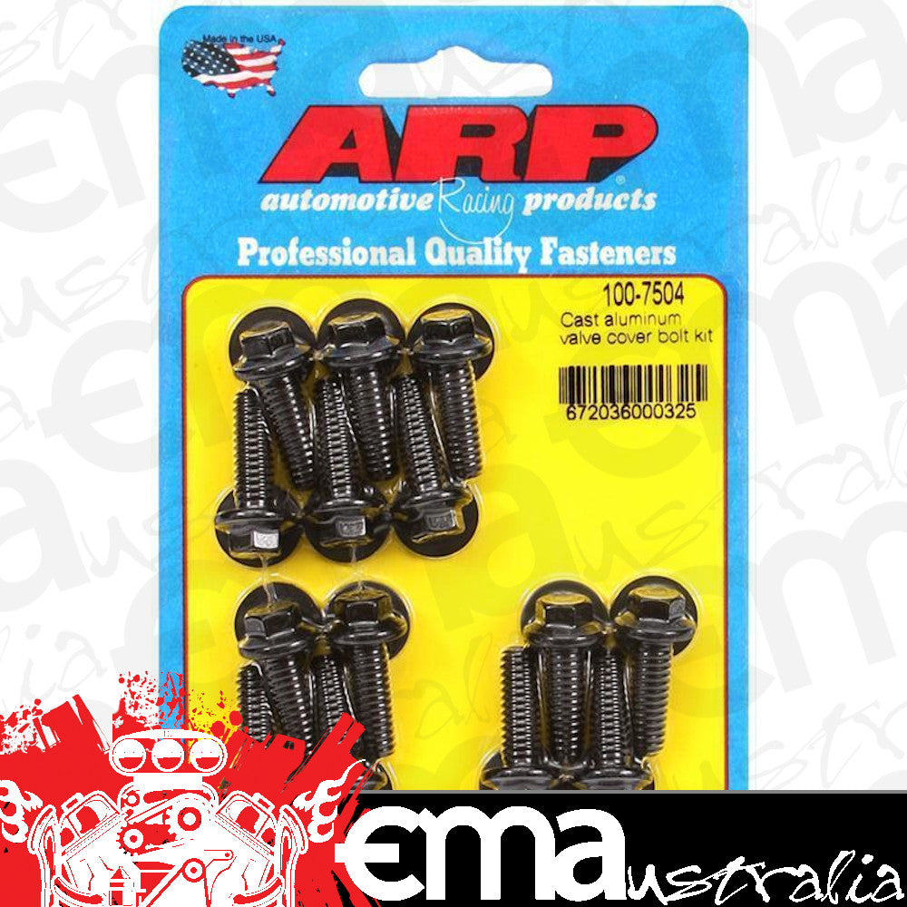 Universal 100-7504 Cast Aluminum Hex Valve Cover Bolt Kit ARP Fasteners ARP100-7504