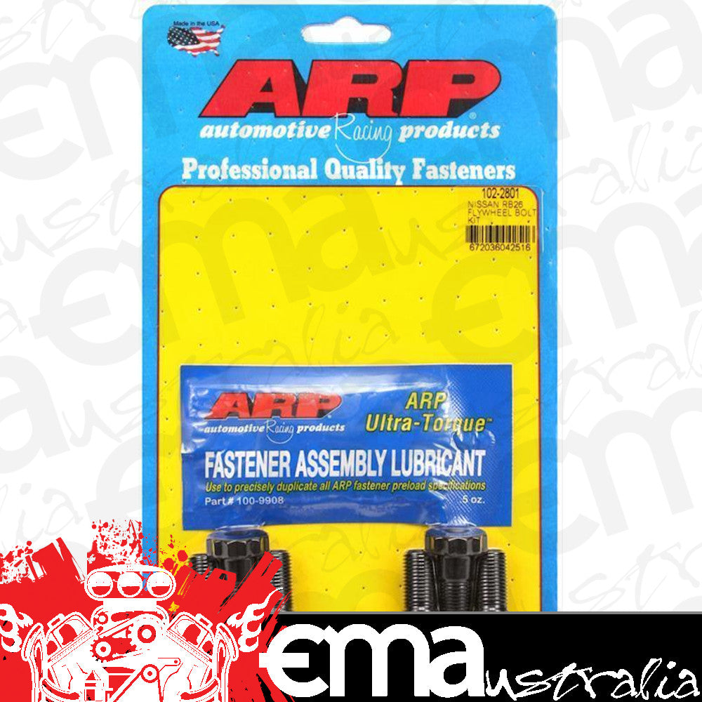Nissan 2.5L RB25 & 2.6L RB26 6 cyl 102-2801 for Flywheel Bolt Kit ARP Fasteners ARP102-2801