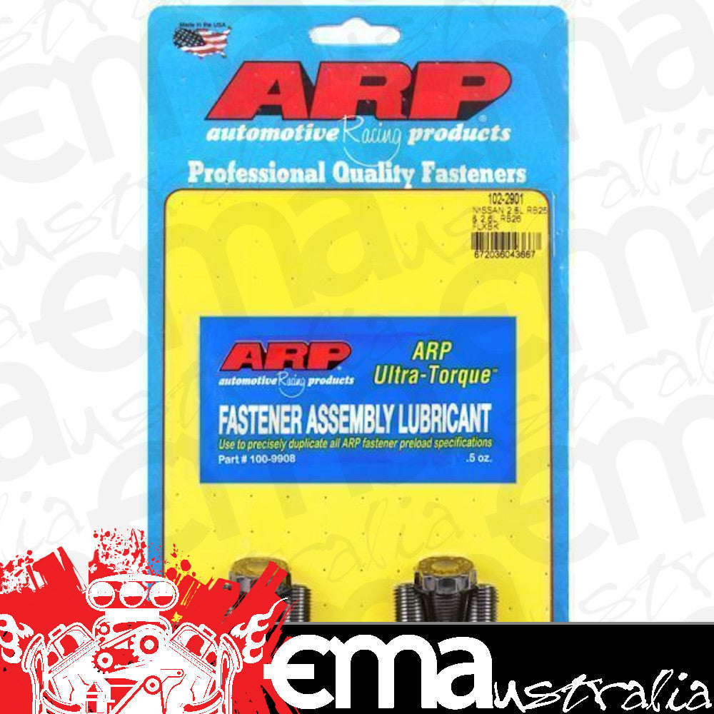 Nissan 2.5L RB25 & 2.6L RB26 6 cyl 102-2901 for 2.0L Flexplate Bolt Kit ARP Fasteners ARP102-2901