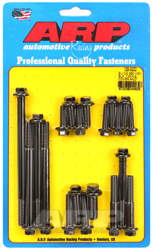 ARP 120-3202 Buick 350 Timing Cover & Water Pump Hex Bolt Kit