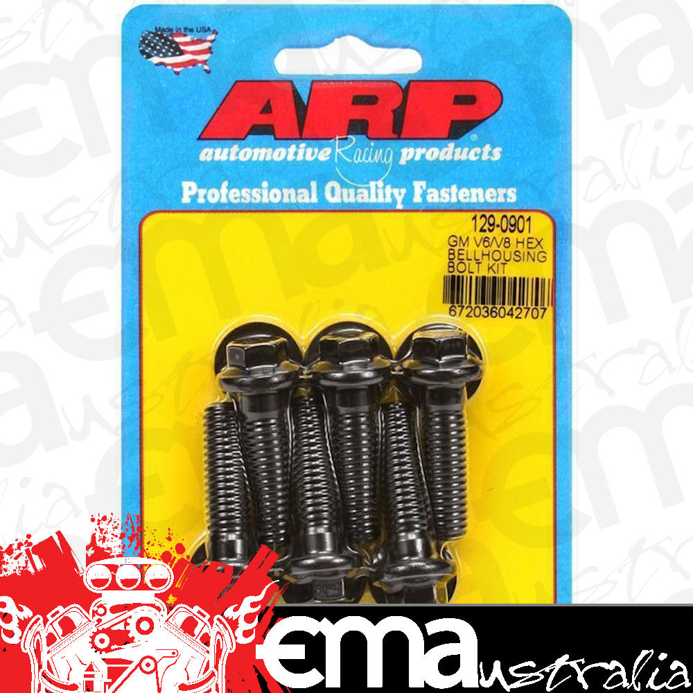 Chevy small block Gen I 262-400 C.I.D 129-0901 GM V6/V8 Hex Bellhousing Bolt Kit ARP Fasteners ARP129-0901