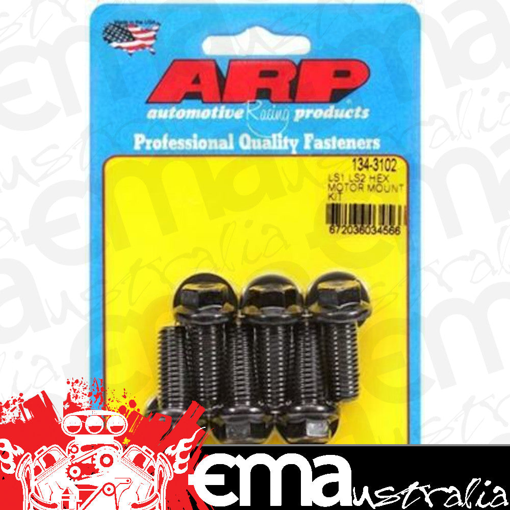 ARP Fasteners ARP134-3102 134-3102 LS1 LS2 Hex Motor Mount Bolt Kit