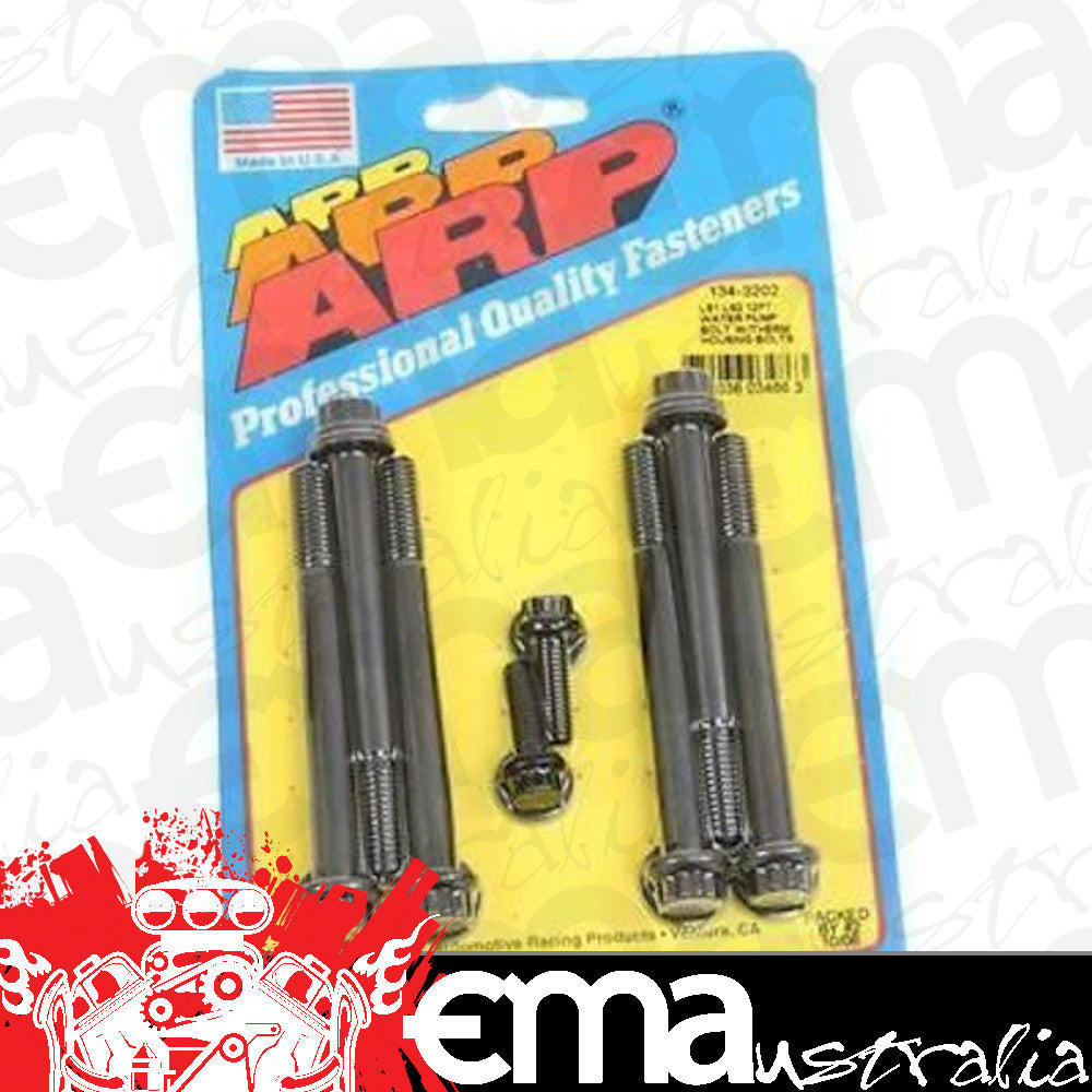 Chev Gen III/IV LS1 & LS2 5.3L, 5.7L, 6.0L 134-3202 12PT Water Pump Bolts w/ Thermostat Housing Bolts Kit ARP Fasteners ARP134-3202