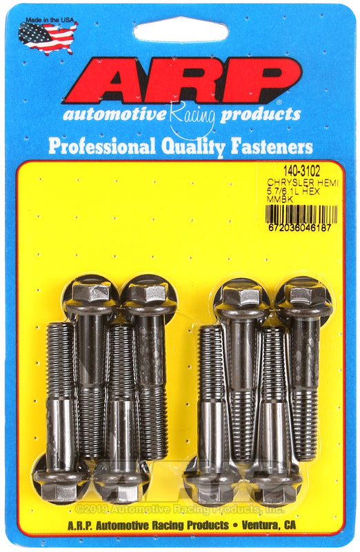 ARP 140-3102 Chrysler Hemi 5.7/6.1L Hex Motor Mount Bolt Kit