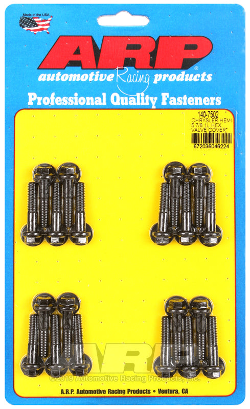 ARP 140-7502 Chrysler Hemi 5.7/6.1L Hex Valve Cover Bolt Kit