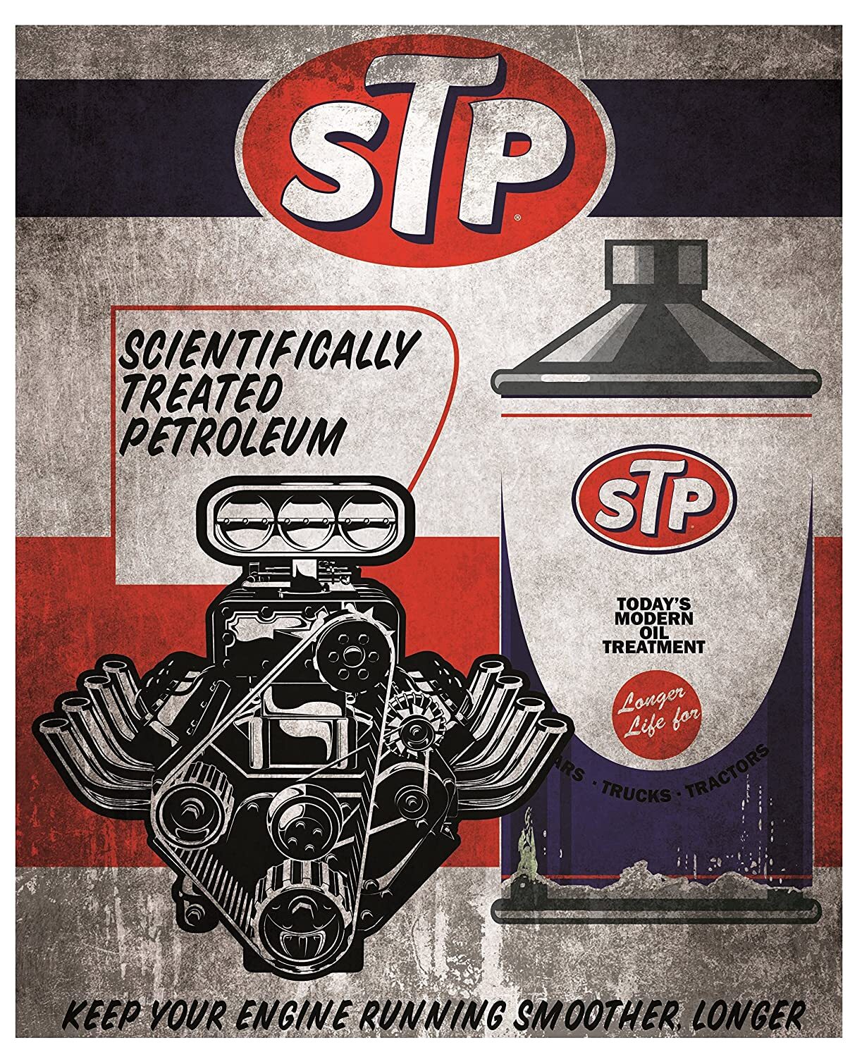 STP Metal Sign 12"x15"