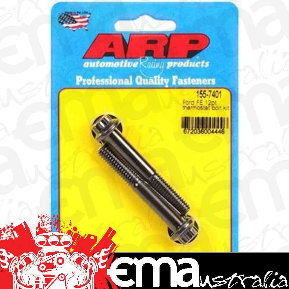 ARP 155-7401 Ford Fe 12PT Thermostat Bolt Kit