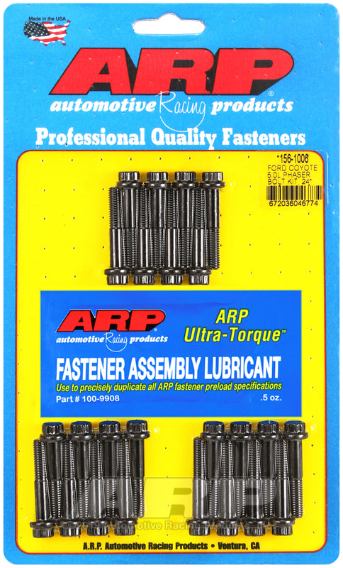 ARP 156-1006 Ford Coyote 5.0L 12PT Cam Phaser Assembly Bolt Kit