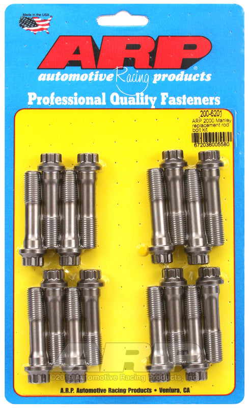 ARP 200-6201 Manley Replacement RODs 14051&14055 ARP2000 Rod Bolt Kit