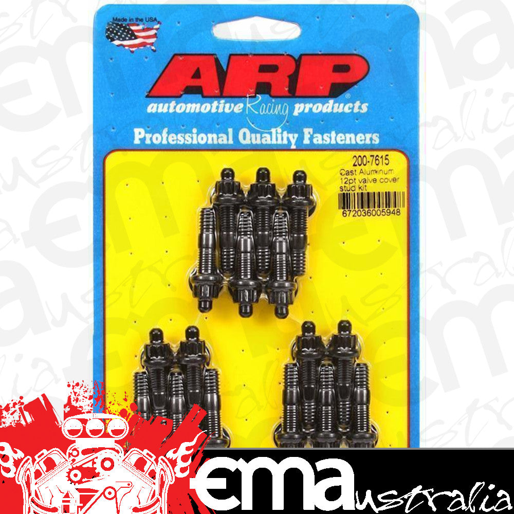 ARP 200-7615 Cast Aluminum 12PT Valve Cover Stud Kit