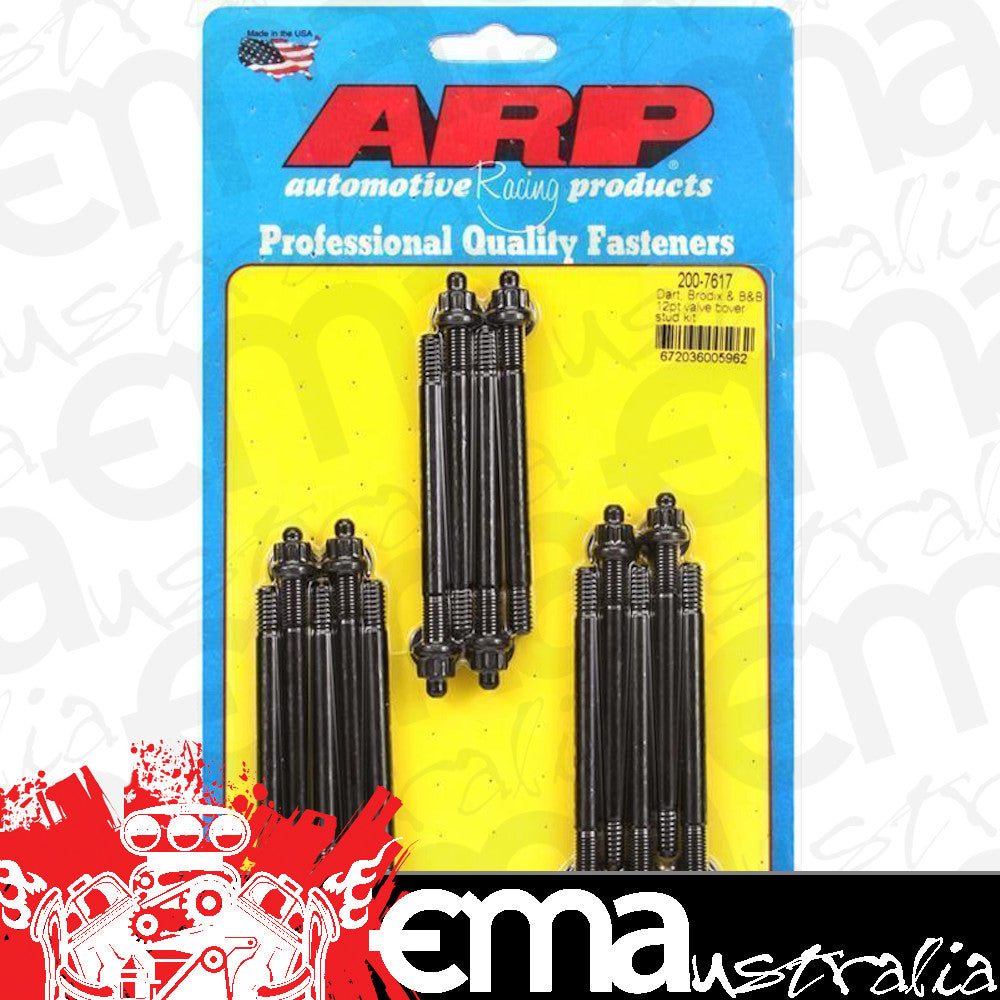 Chev big block V8 with Dart, B&B, and Brodix style cast covers 200-7617 12PT Valve Cover Stud Kit ARP Fasteners ARP200-7617