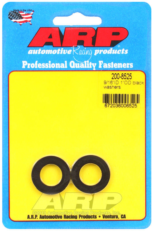 ARP 200-8525 9/16ID 1.00 OD Black Washers