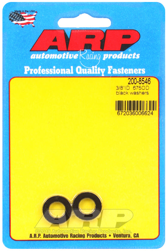 ARP 200-8546 3/8 ID .675 OD Black Washers