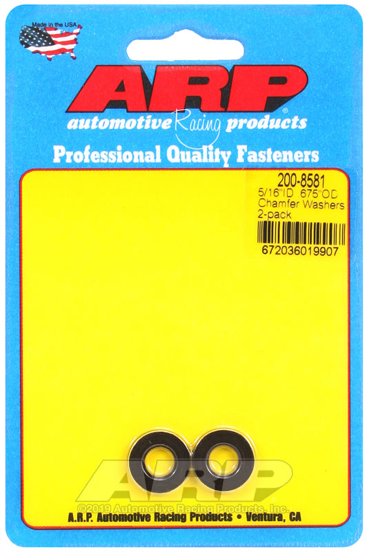 ARP 200-8581 5/16 ID .675 OD Chamfer Washers
