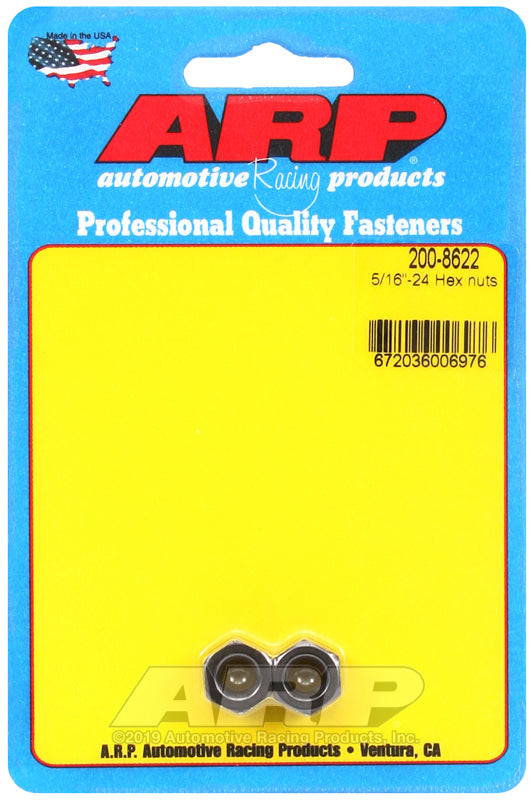 ARP 200-8622 5/16-24 Hex Nut Kit