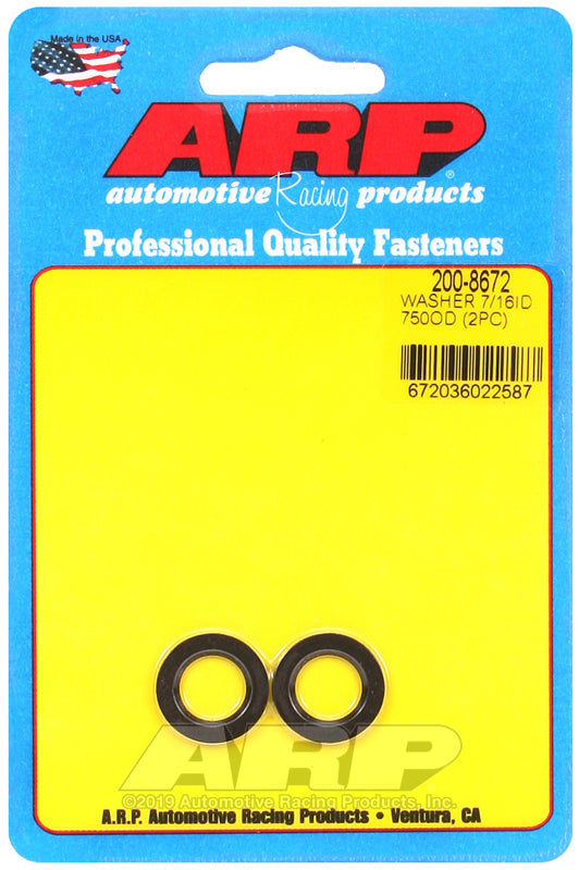 ARP 200-8672 7/16 ID 3/4 OD Chamfer Con Rod Washer