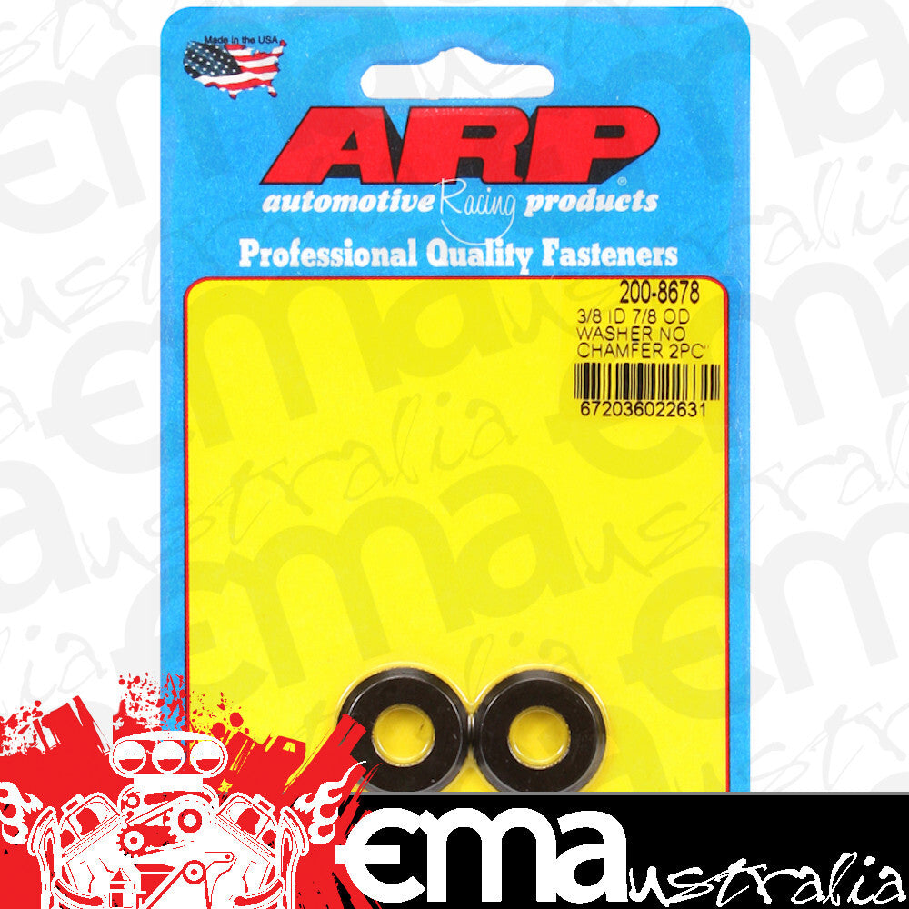 ARP 200-8678 3/8 ID 7/8 OD(Radiused) Black Washers