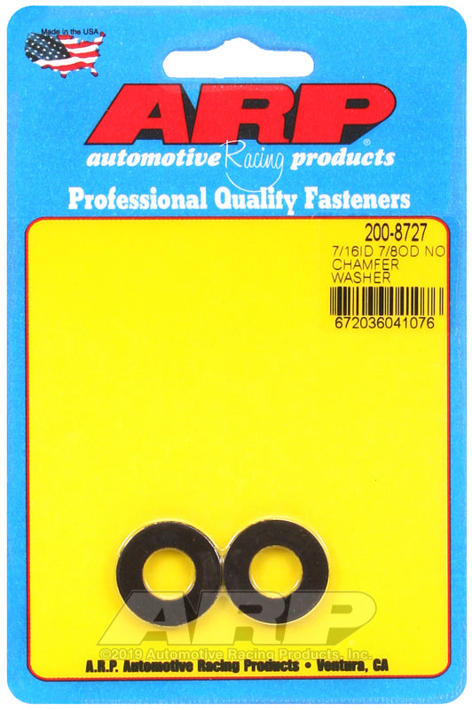 ARP 200-8727 7/16 ID 7/8 OD Black Washers