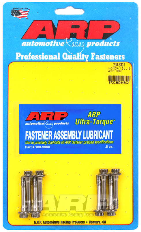 ARP 208-6301 Honda 1.5L L15 4Cyl Rod Bolt Kit