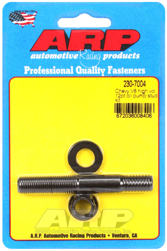 ARP Fasteners ARP230-7004 230-7004 Chevy V8 High Volume 12PT Oil Pump Stud Kit