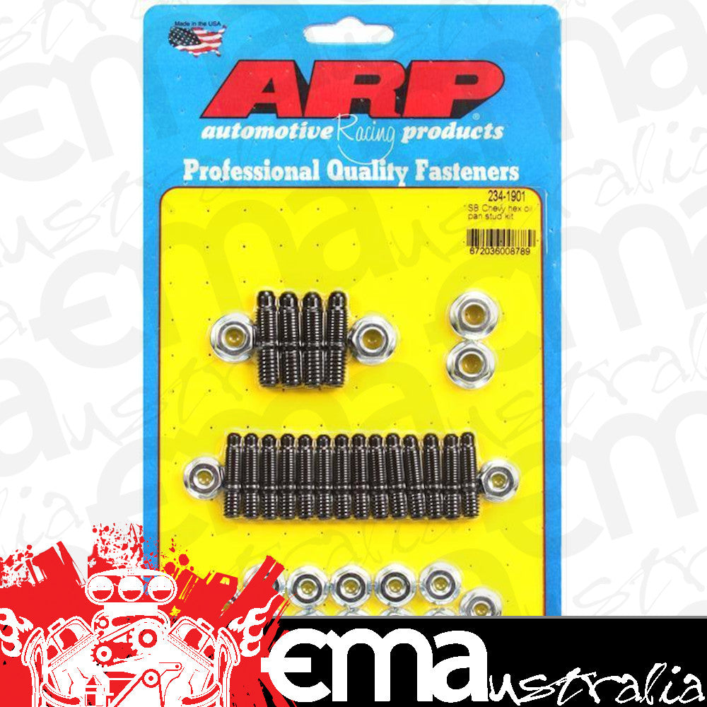 Chev Small Block Gen I 265-400 C.I.D 234-1901 SB Chevy Hex Oil Pan Stud Kit ARP Fasteners ARP234-1901