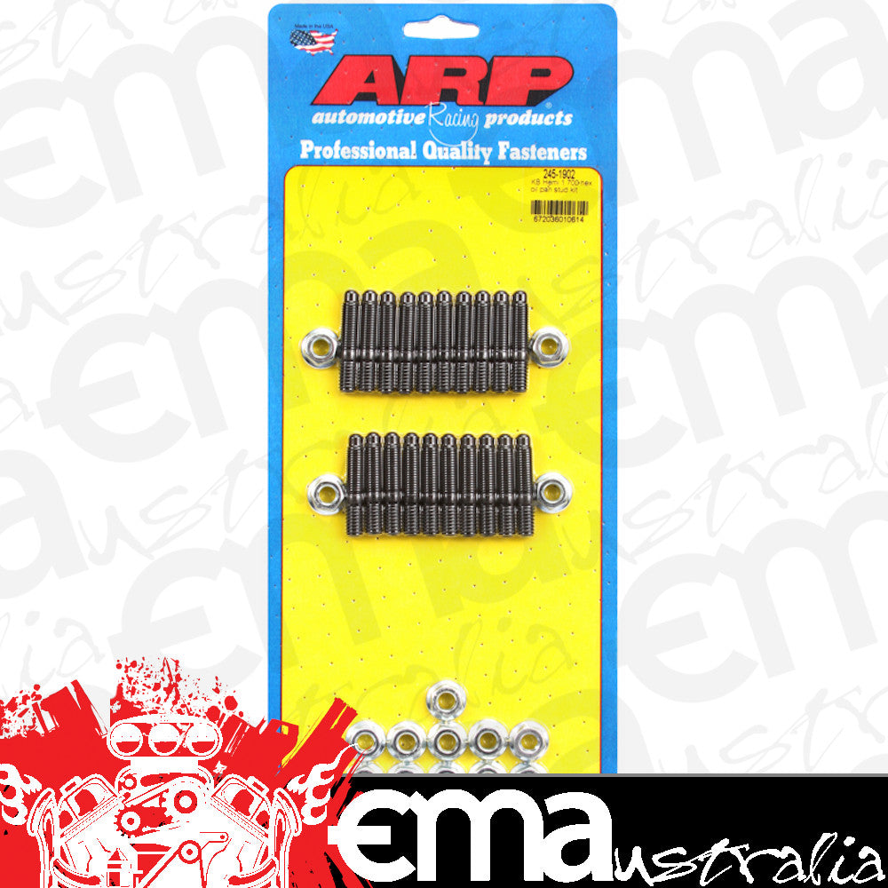 ARP Fasteners ARP245-1902 245-1902 Kb Hemi 1.700" Hex Oil Pan Stud Kit