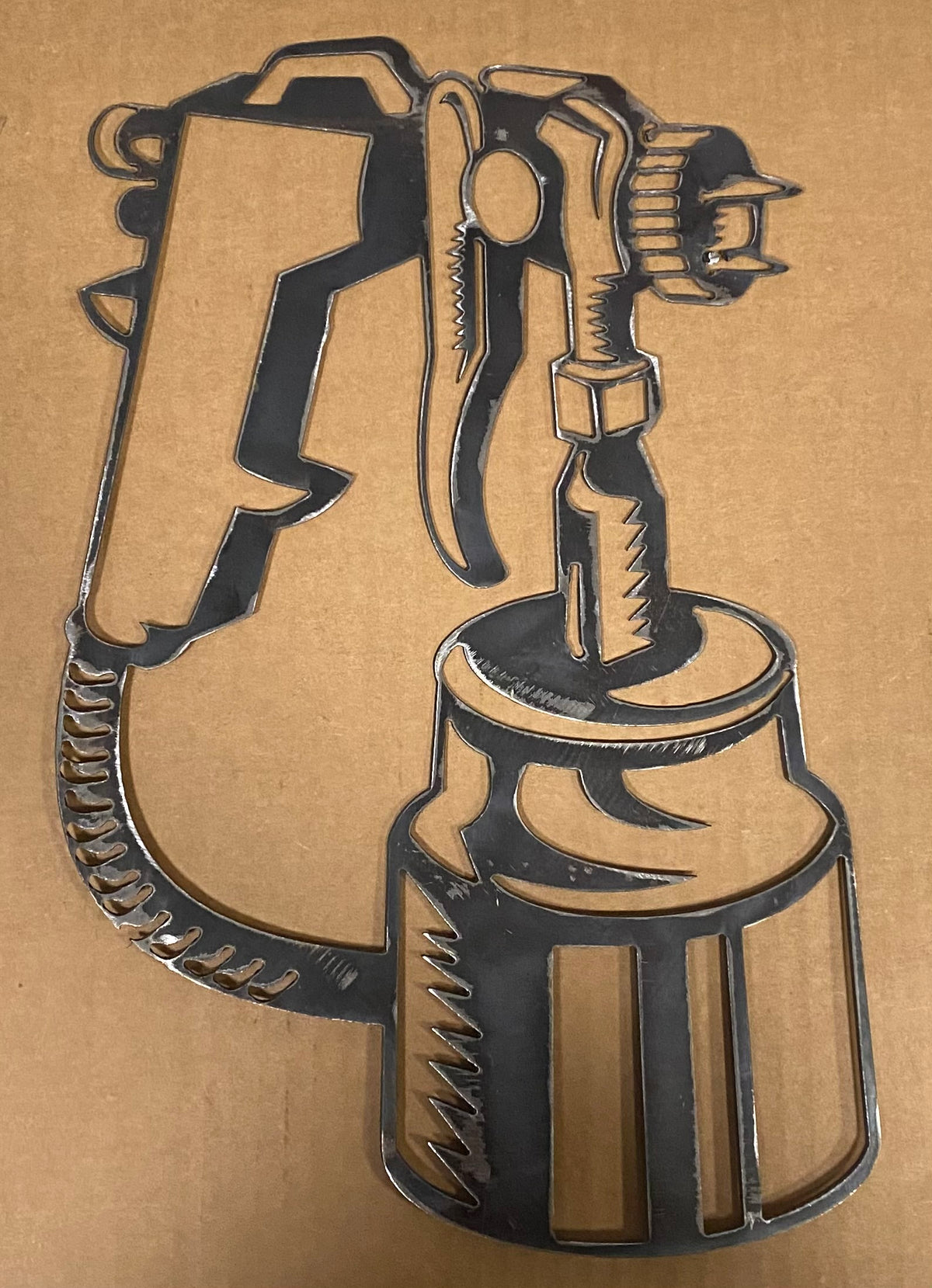 EMA-PC-014 EMA-PC-014 Spraygun Plasma Cut Sign 24cm x 39cm