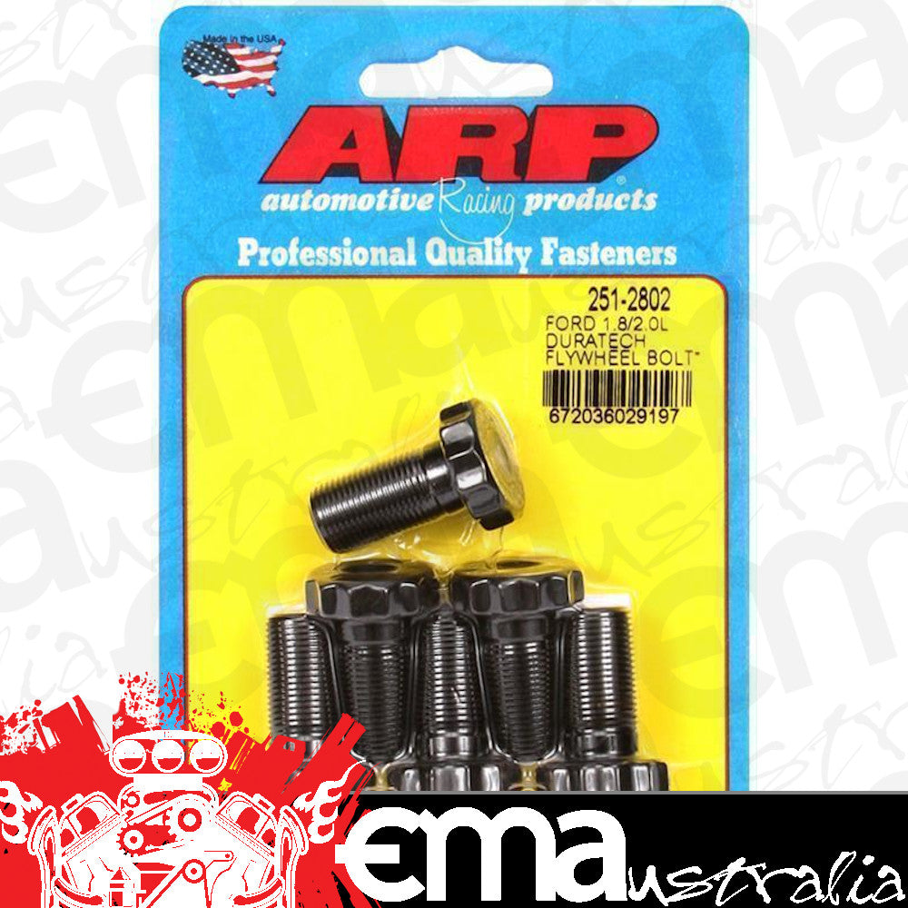 Ford / Mazda 1.8L 2.0L 4-cylinder 251-2802 1.8 Duratech Flywheel Bolt Kit ARP Fasteners ARP251-2802