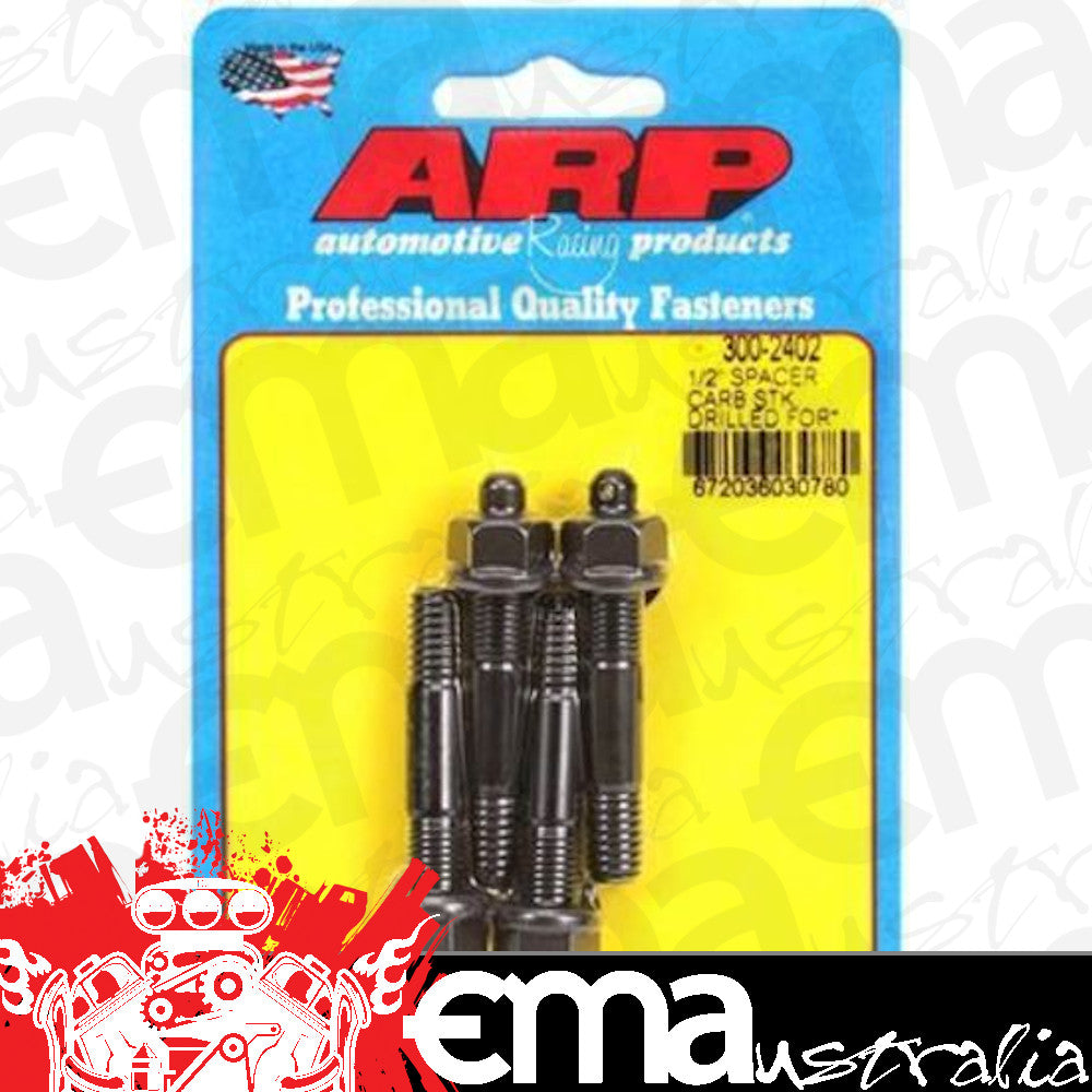 ARP 300-2402 1/2" Drilled Carburetor Spacer Stud Kit