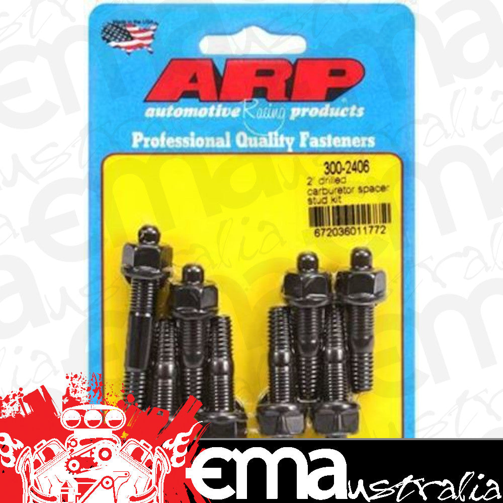 ARP 300-2406 2" Drilled Carburetor Spacer Stud Kit