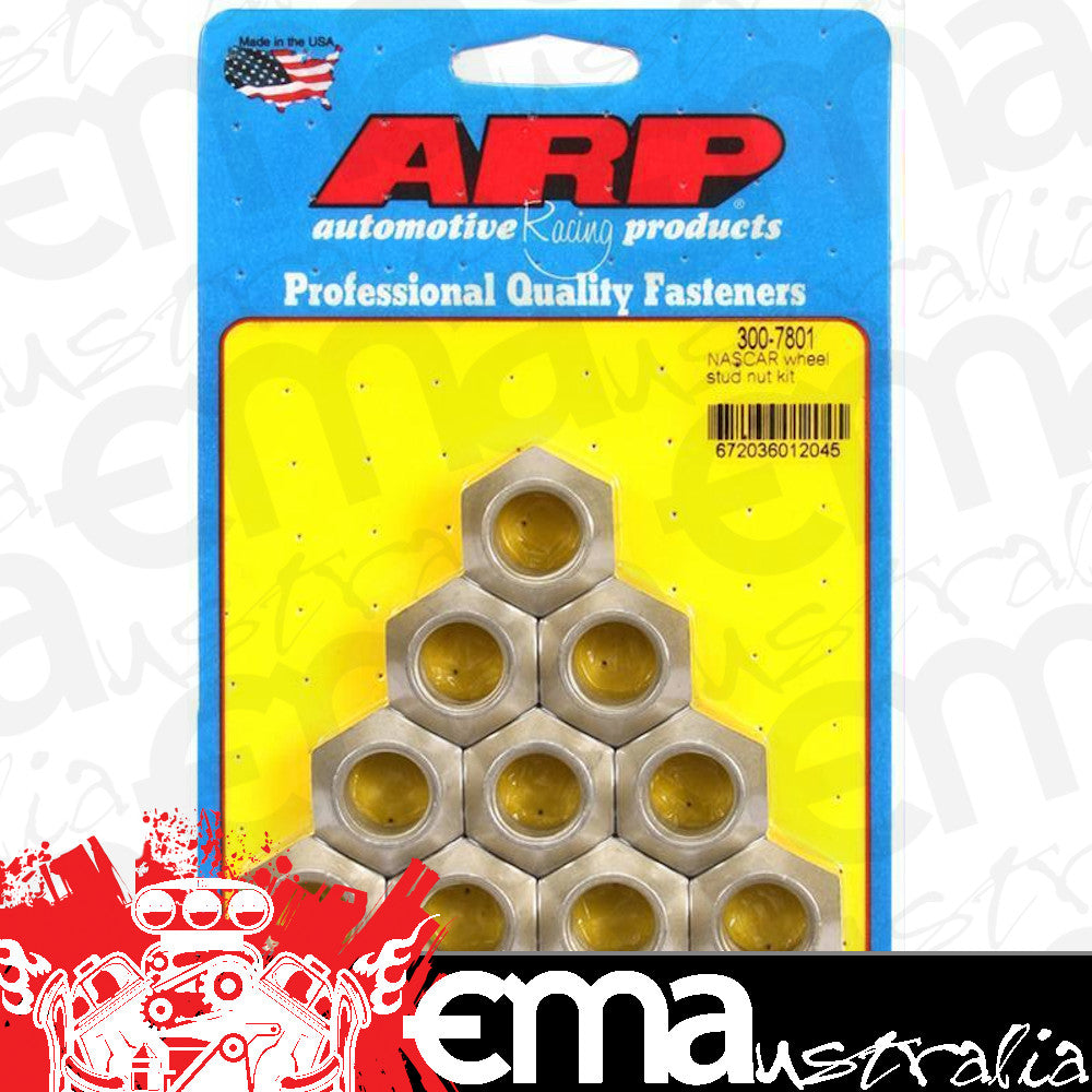 ARP Fasteners ARP300-7801 300-7801 5/8-18 Nascar Wheel Stud Nut Kit