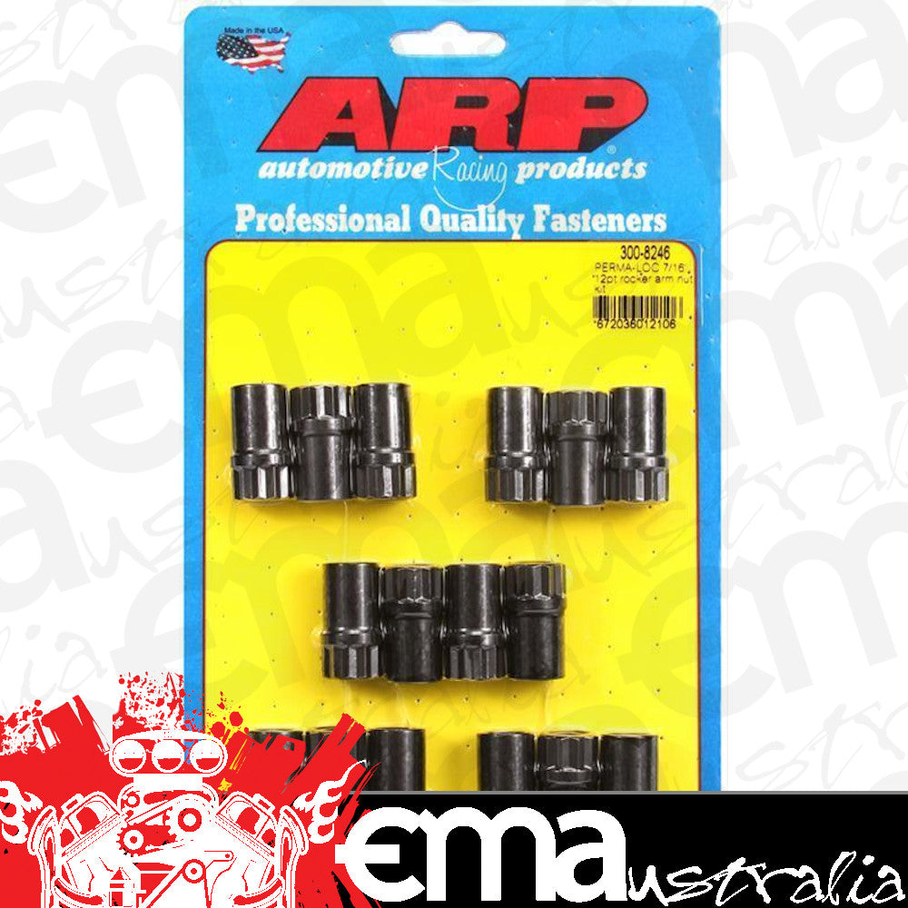 ARP 300-8246 Perma-Loc? Adjustable 7/16 12PT Rocker Arm Nut Kit