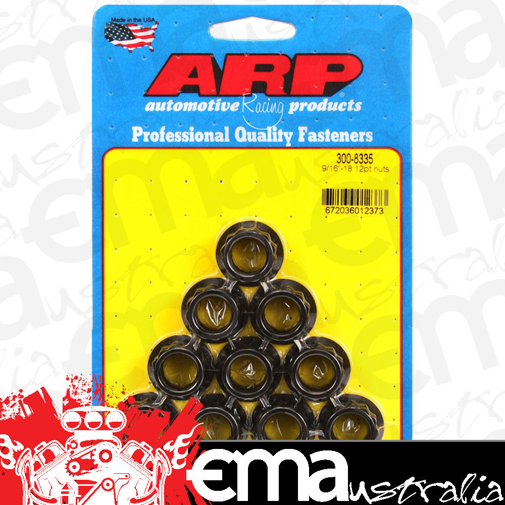 ARP 300-8335 9/16-18 12PT Nut Kit