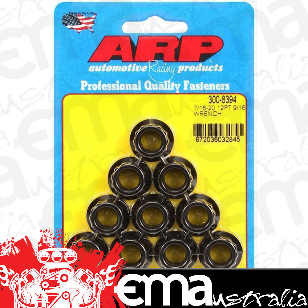 ARP 300-8394 7/16-20 9/16 Socket 12PT Nut Kit