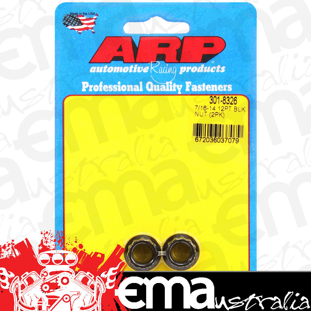 ARP Fasteners ARP301-8326 301-8326 7/16-14 12PT Nut Kit