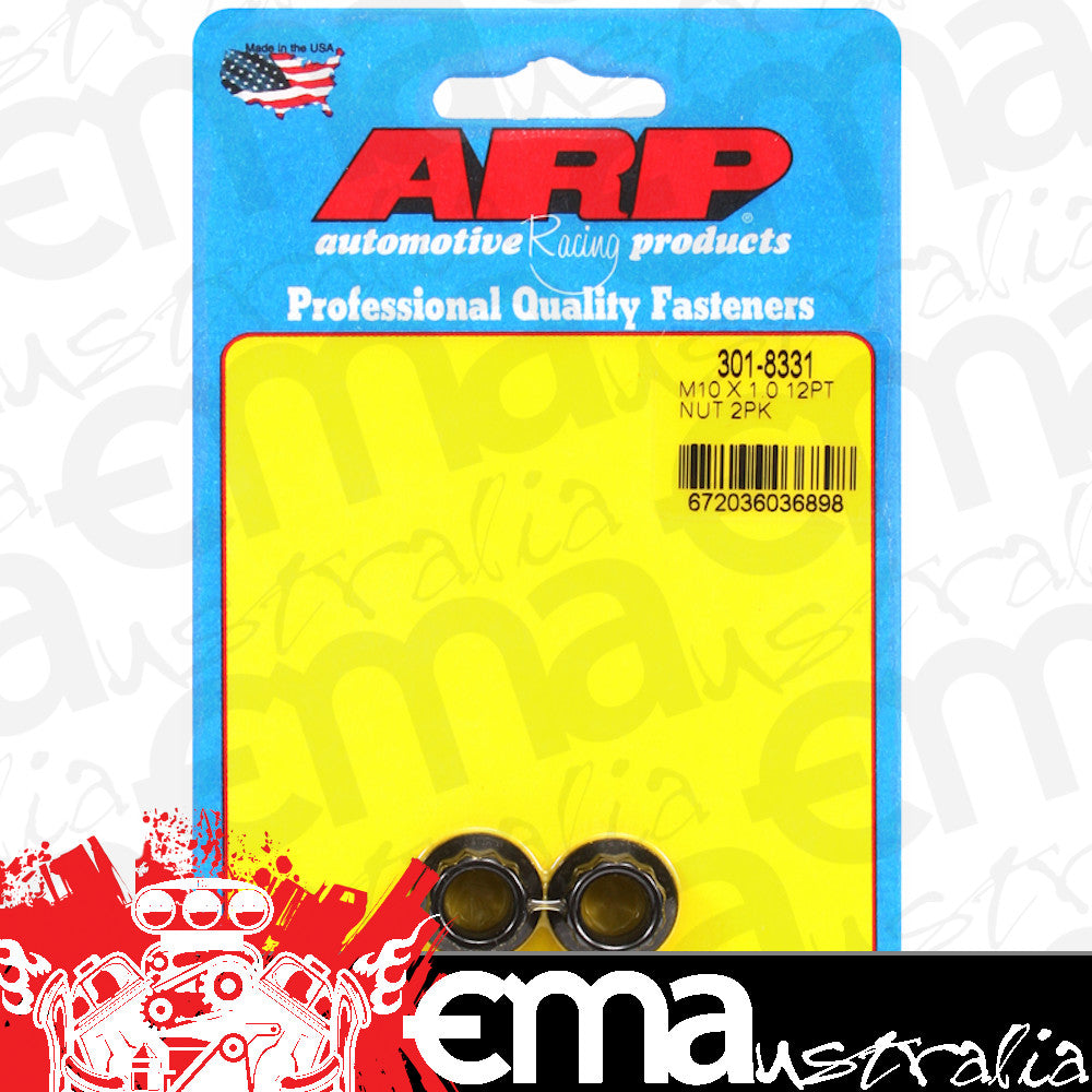 ARP 301-8331 M10 X 1.0 12PT Nut Kit