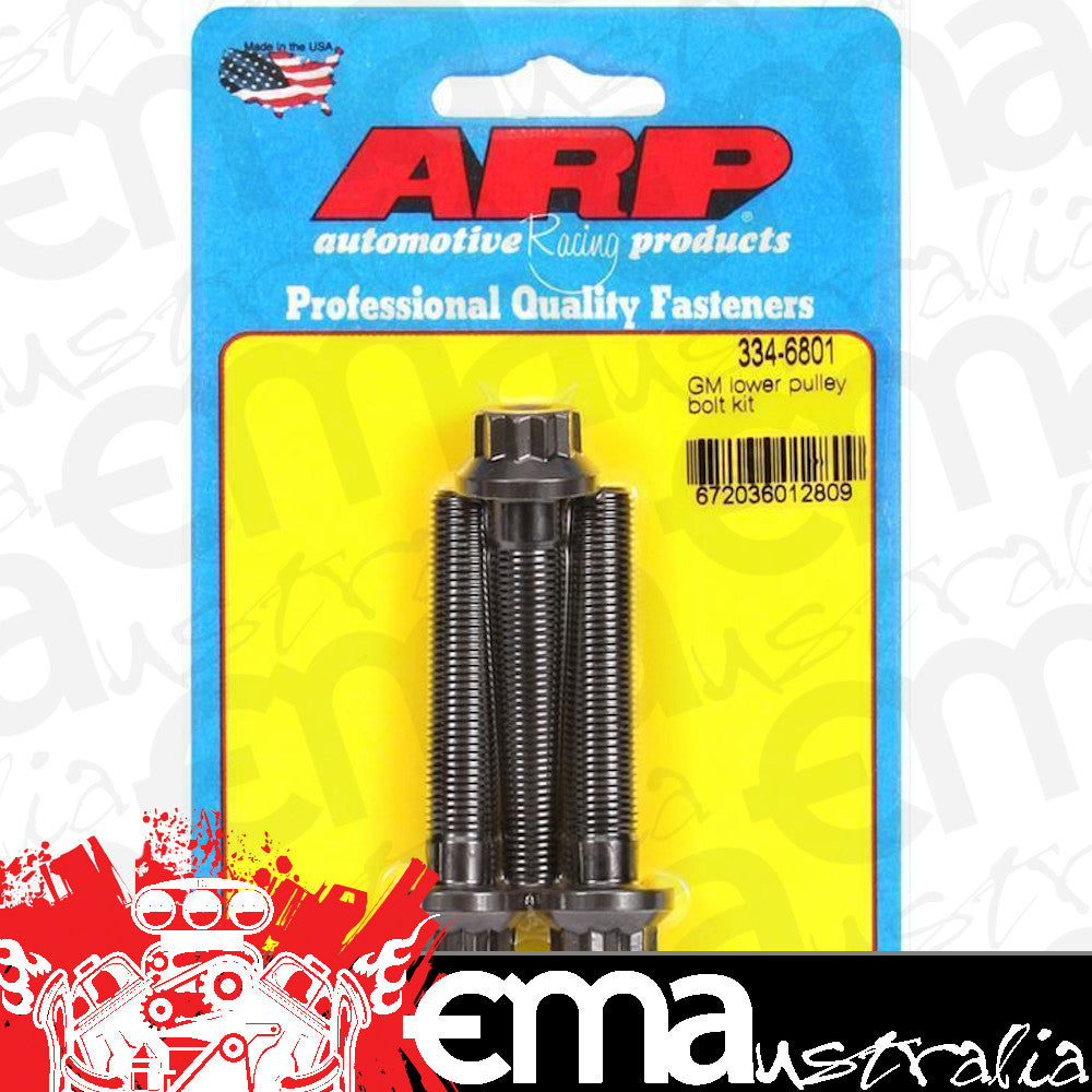 ARP 334-6801 GM Lower Pulley Bolt Kit