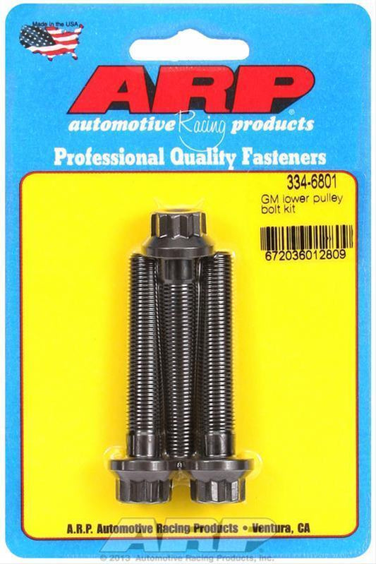 ARP 334-6801 GM Lower Pulley Bolt Kit