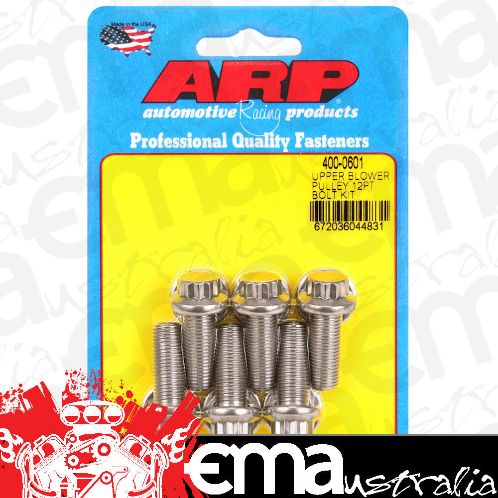 ARP 400-0601 Upper Blower Pulley SS 12PT Bolt Kit
